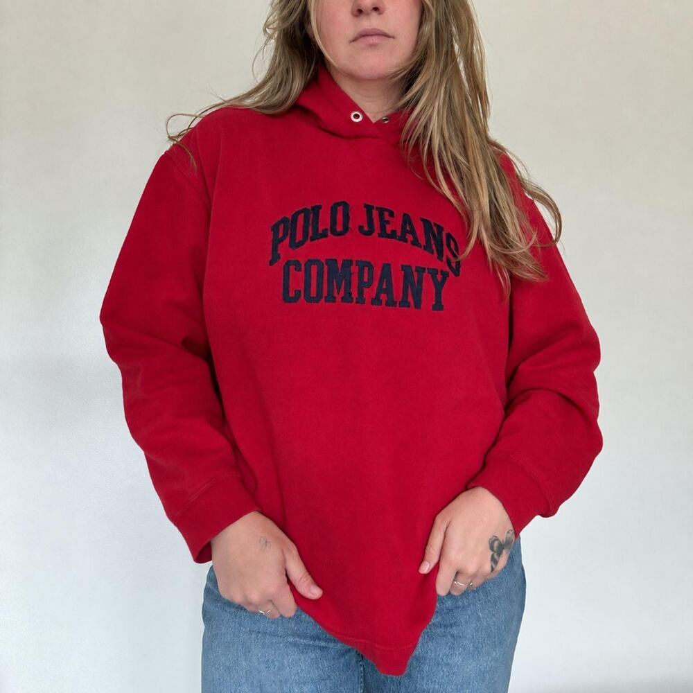 Polo Jeans Co. 1990s Spellout Hoodie